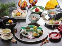 New Year's Day Osechi Lunch Course (traditional Japanese New Year dishes)