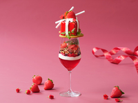 11/1～1/6 開催：「ストロベリールージュボックスパフェ」