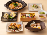 豆ちゃ冬コース　【彩】　飲み放題付き