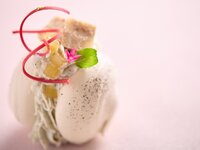 Meringue Chantilly — Hojicha