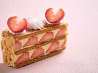 [In-store payment] Mille-feuille aux fraises (strawberry mille-feuille)