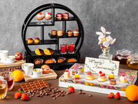 【Cacao × AfternoonTea】Elegant Chocolate Afternoon — Tea Stand, 10-Tea Free Flow, and Floral Celebration Plate with Message