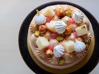 『(12cm)キャラメルと林檎のベイクドチーズケーキ』