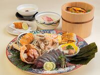 【響-Hibiki-】豪華さわち盛りとおひつご飯など　会席　2時間飲み放題付　総額6,500円