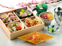 【平日限定ランチ　呉竹】松花堂弁当＋旬のデザート＋コーヒー付☕