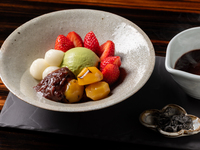Tanba Dainagon Zenzai with chestnuts and matcha ice cream (90-min. seating)