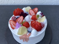 季節のデコレーションケーキ　12cm