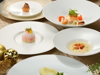 Serenity Xmas dinner ワインペアリング3杯付