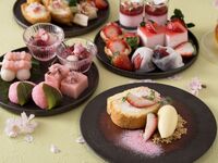 【イブニングハイティー ティーセレクション】 日本茶10種含むティーフリーフロー、季節の前菜＆デザート