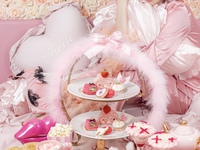 ベッド(マット)のお席💗Pajama Party Afternoontea