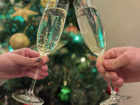 【12/24-25限定｜クリスマス特別コース】乾杯スパークリング&おみや付の限定特別コース