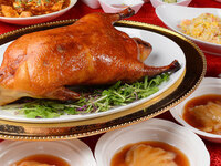 【休日贅沢コース】ふかひれ胸ひれや北京ダック、麻婆豆腐など全7品【個室選択可】＋３時間飲み放題♪