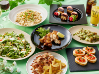 2026年夏天【含120分钟畅饮】非常适合公司聚会和朋友小聚。手指食物套餐（8道菜）4,950日元（含税）