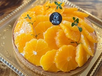 Mori Farm's Unshu Mandarin Tart, 15cm