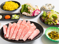 ☆<Corso Ginjo Lamb Shabu T> Set di Agnello Shabu per 1 persona (2 ore) [Agnello Shabu Shabu e dessert inclusi]