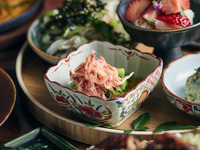 3時間飲み放題【松：旬彩コース】旬食材のおばん菜盛り合わせ、あて巻きやメインの炭火焼まで。贅沢に楽しむ！！