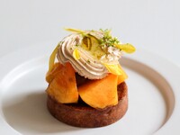 柿とアールグレイのタルト