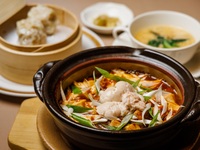 白子麻婆土鍋ランチ+食後のコーヒー付き