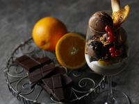 【バー＆ラウンジ】『 大人のショコラオレンジパフェ』 (11～12月)