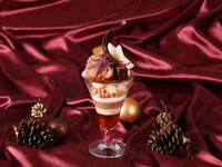 [November] Mille-feuille Chestnut Parfait ~With the aroma of Okayama pears and black tea~