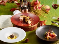 11月【CHEF'S SELECON】乾杯付き＋ワイン2杯のペアリング！旬の食材を使った前菜や肉料理＆魚料理など Wメインディナー！！（土日祝日限定）