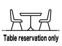 Table reservation only