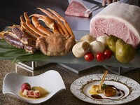 【20%OFF★乾杯ドリンク付き】神戸ビーフサーロインと三種のカニを味わうディナー