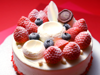 【早割特典300円OFF】★2025クリスマス★いちごのショートケーキ 4号（直径約12cm）　※早割12/14まで※