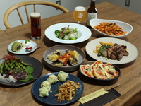Available on weekdays, Saturdays, Sundays, and holidays! All-you-can-drink course with 6,000 yen for a large platter [Summer Feast Plan] – 10 dishes + 2 hours of all-you-can-drink (last order: 1 hour and 30 minutes) – ☆You can also enjoy craft beers from our own “KUNITACHI BREWERY”☆