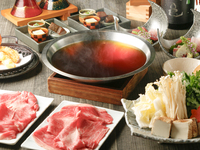 忘年会プレミアム【豪華冬の会席】2名様～飲み放題プラン★厳選和牛すき焼きしゃぶしゃぶ会席登場！★国産ウイスキー「響」も飲み放題★極上のお料理と