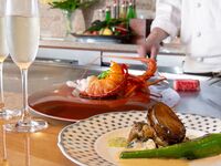 冬の美食懐石　ロースステーキ100g