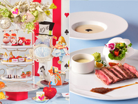 【ステーキランチ】アリスのストロベリーアフタヌーンティー（土日祝）