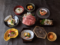 【毛蟹付き】石垣牛会席D（毛蟹酢ハーフなど全7品）