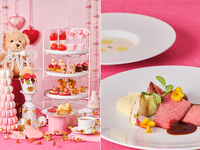 【平日 ステーキランチ付きプラン（わんちゃん同伴有）】大人/中学生以上いちごとスウィートベアのアフタヌーンティー