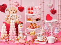 犬同伴【カフェフリー】いちごとスウィートベアのアフタヌーンティー (土日祝)