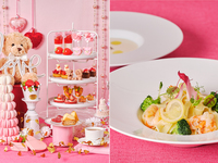 犬同伴【パスタランチ】いちごとスウィートベアのアフタヌーンティー (土日祝)