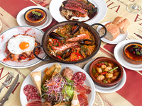 （12/2～）HP予約限定!!【ベストレート｜忘新年会にもおすすめ★ディナー】ボデガ名物コース《飲み放題＋乾杯スパークリングorノンアルカクテル付き》［4名様～］