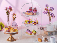 ◎HP限定15％OFF【 平日・通常席 】ぶどうと栗のパープルアフタヌーンティー