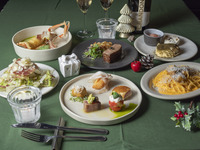 【2025Xmas】乾杯スパークリング付き！厳選サラメリアと聖夜のXmasコース