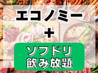 Economy Plan (includes all-you-can-drink alcohol and soft drinks)