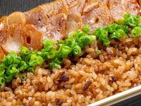 お茶漬けをガーリックライスに変更