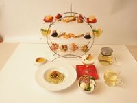 季節のアフタヌーンティーワンドリンク付き