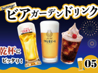 ⑤ Beer garden drinks / Last order 21:00