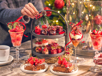 【12月アフタヌーンティーをテラス席ご予約】チョコレートアフタヌーンティー