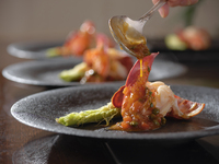 Lobster & Roasted Beef Lunch Course【Ukai Selected Beef Tenderloin Steak】