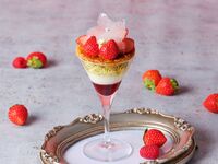 【平日・苺カクテル＆苺ミニパフェ付】真っ赤ないちご尽くしのアフタヌーンティー（2時間カフェフリー1/7～）