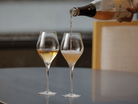 [Option] Non-alcoholic rosé wine included