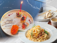 [Lunch Course] Assortment of 3 appetizers and rich sea urchin cream noodles