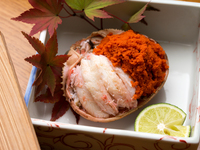 香箱蟹（コースに追加）