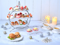 【12月】雪と火のアフタヌーンティー